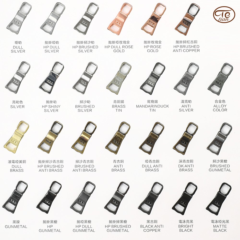 Plating Color Card